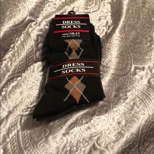 Men’s assorted color argyle dress socks